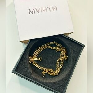 NWT MVMT Gold Chain Necklace